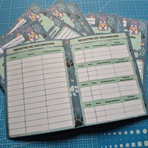 Carnet Control Veterinario - Simple