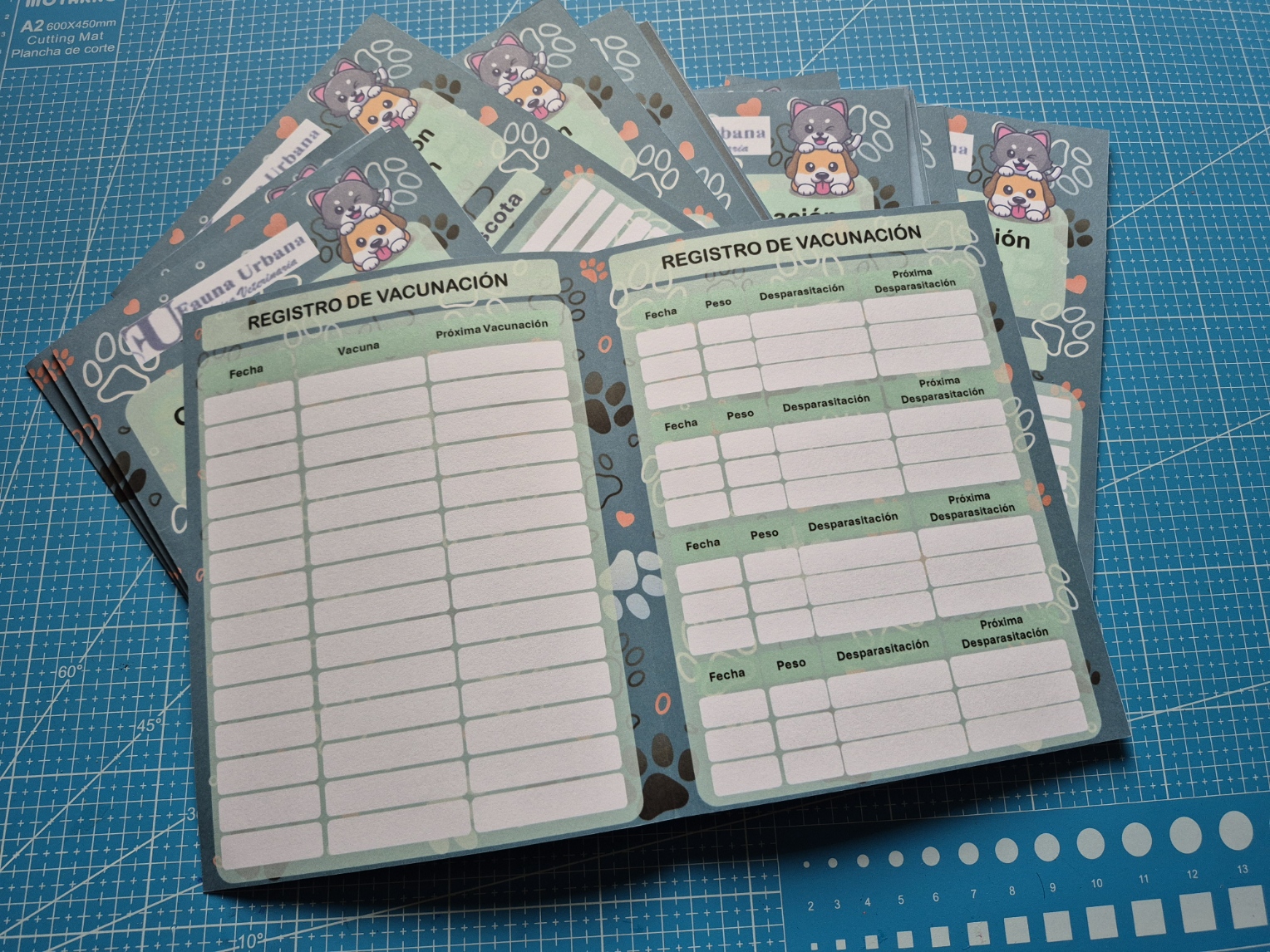 Carnet Control Veterinario - Simple